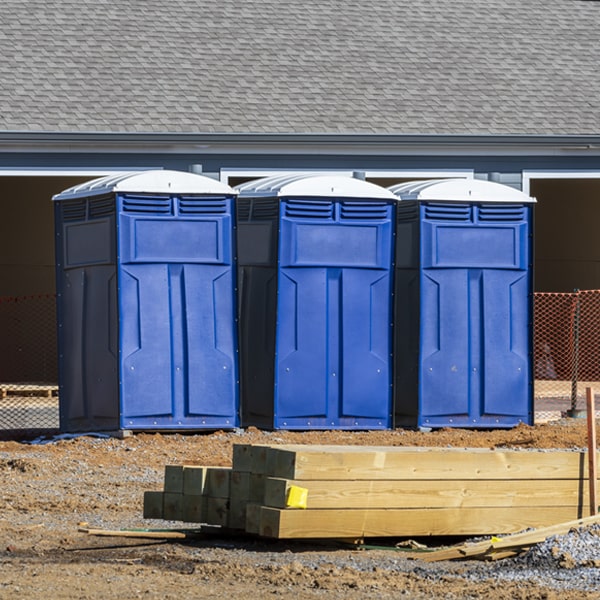 how can i report damages or issues with the porta potties during my rental period in Norris City Illinois